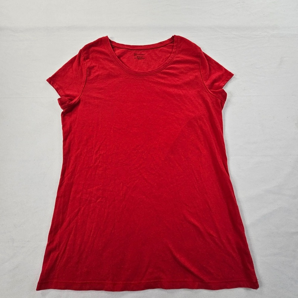 No Boundaries Red Short Sleeve Cotton Blend T-Shirt Juniors XL (15-17)